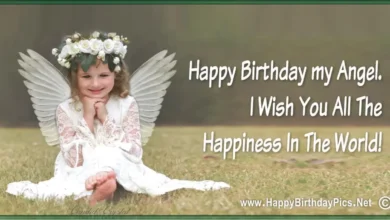 Happy Birthday Angel Wishes