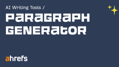 Ahrefs Paragraph Generator