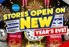 Stores Open New Year's Eve