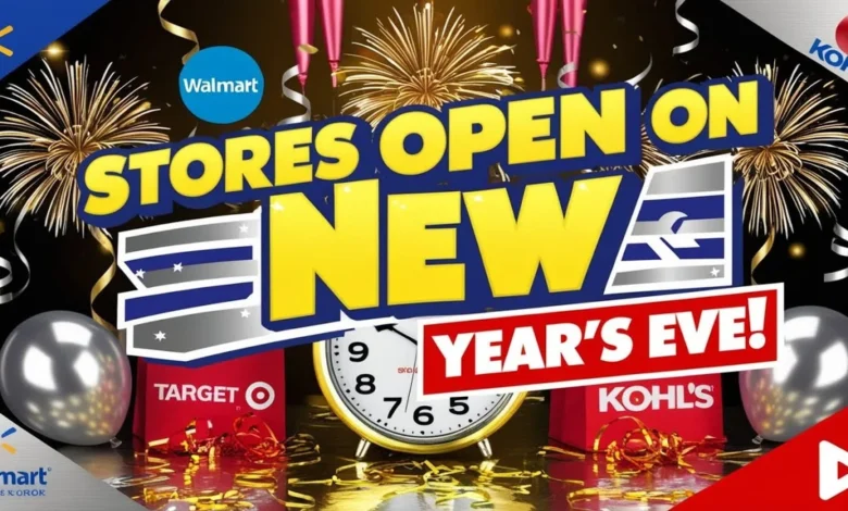 Stores Open New Year's Eve